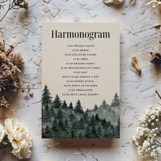 Naše nové harmonogramy pro Váš svatební den ❤️💍 #mywoodstyle #svatebnioznameni #wedding #svatba #svatba2024...